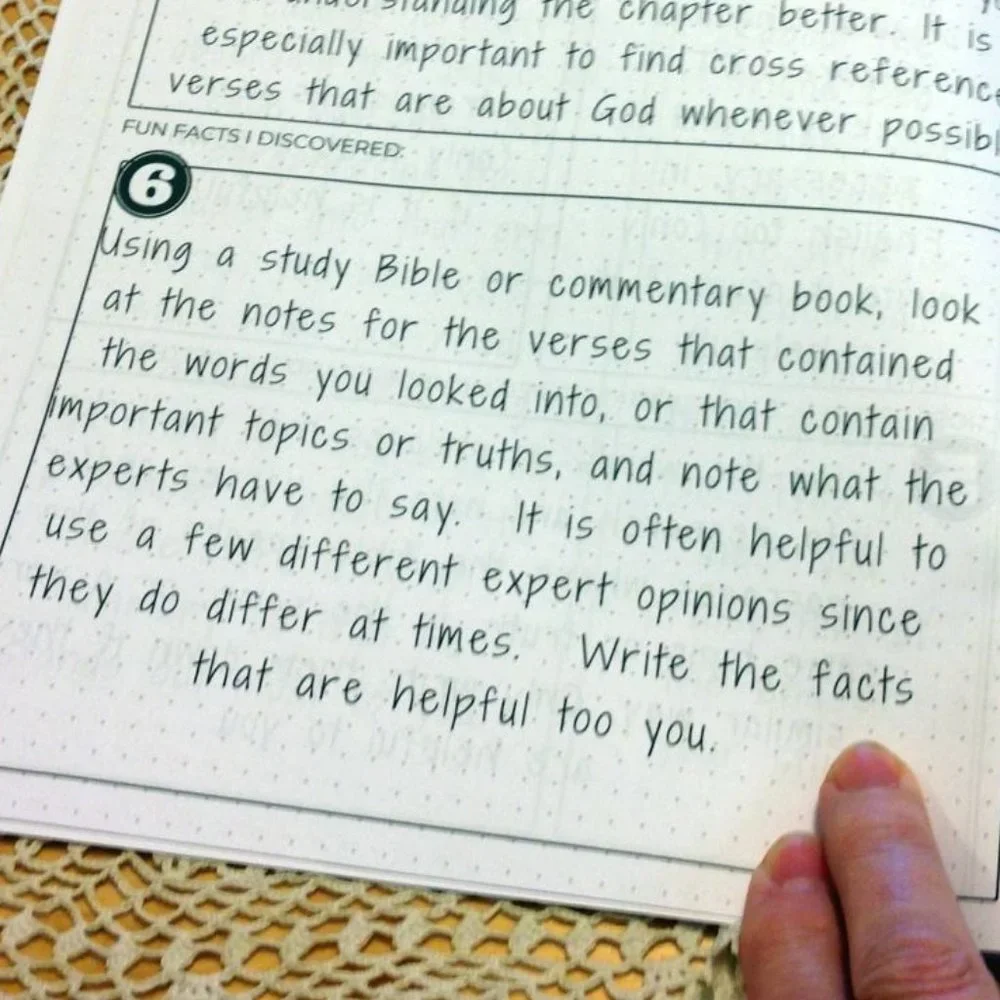 Bible Study Workbook, on Ephesians